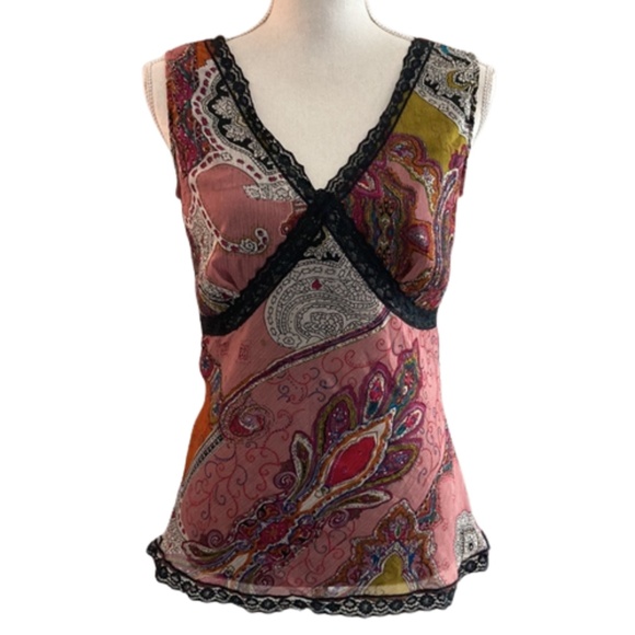 LINDEX Sleeveless Lace Blouse Top Womens boho - Picture 1 of 8